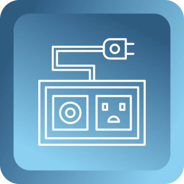 Arka planda pil simgesi izole edildi