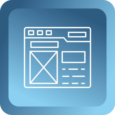 Web tarayıcı penceresi simge