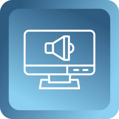 Modern simgenin vektör illüstrasyonu