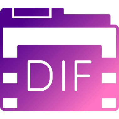 dosya biçimi simgesi, vektör illüstrasyonu