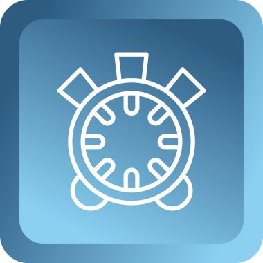 Kronometre Web simgesi vektör illüstrasyonu