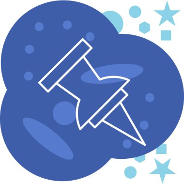 Roket. Web simgesi basit illüstrasyon