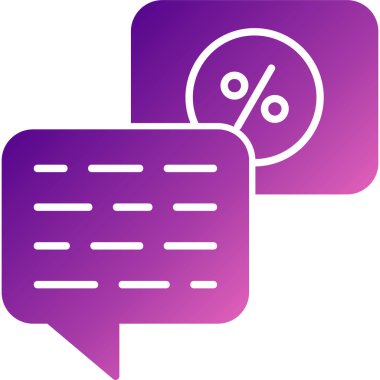 Konuşma sohbet simgesi. vektör illüstrasyonu