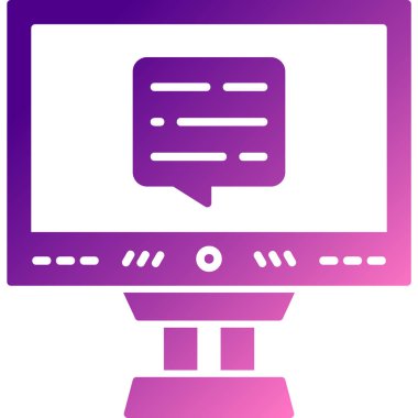 Bilgisayarlar. Web simgesi basit illüstrasyon