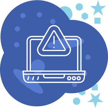 Bulut hesaplama simgesi vektör illüstrasyonu