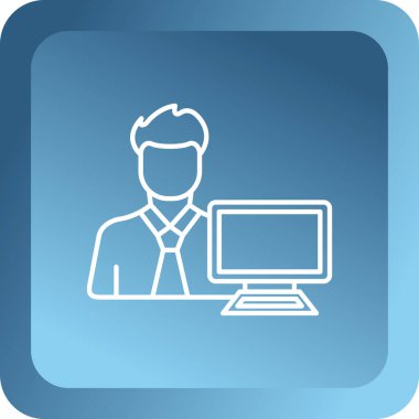 dizüstü bilgisayar simgesi, vektör illüstrasyonu