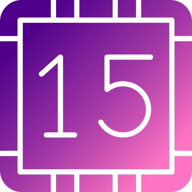 mor arkaplanda izole edilmiş mor takvim simgesi. Hatırlatma sembolü Soyut kare düğmesi. vektör.