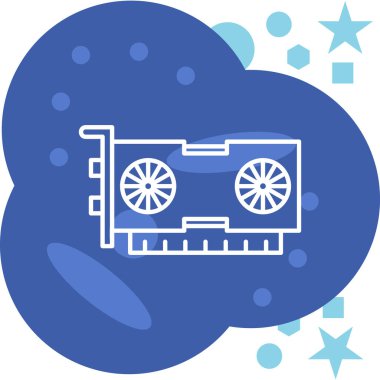 Çizgi film simgesinin vektör çizimi