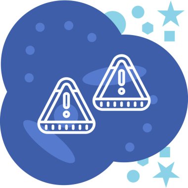 Bir bulut simgesinin vektör illüstrasyonu