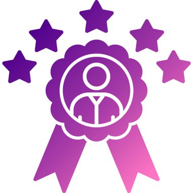 Yıldızlar. Web simgesi basit illüstrasyon