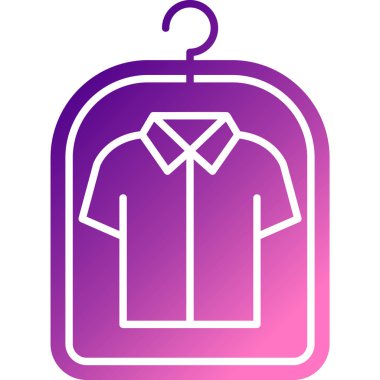 Gömlek. Web simgesi basit illüstrasyon