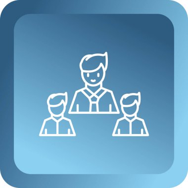 İş simgesinin vektör illüstrasyonu