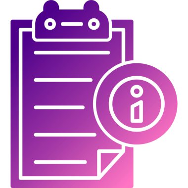 Belge simgesinin vektör illüstrasyonu