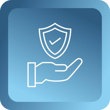 İşaretleme simgesi olan kalkan