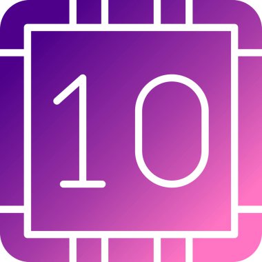 Bir numaralı ikon. Beyaz arkaplanda internet düğmesi