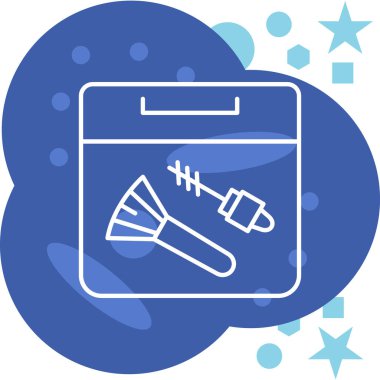 Bir simgenin vektör illüstrasyonu