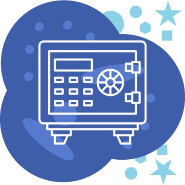 Modern b 'nin vektör illüstrasyonu eksik simgesi