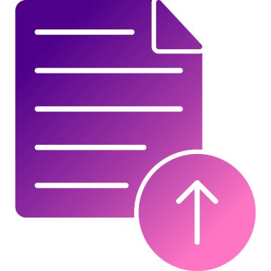 Belge. Web simgesi vektör illüstrasyonu