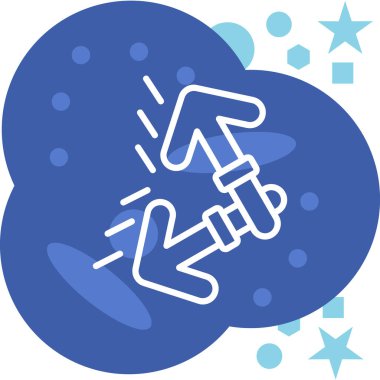 Bir bulut simgesinin vektör illüstrasyonu