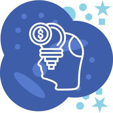 Ampul. Web simgesi basit illüstrasyon