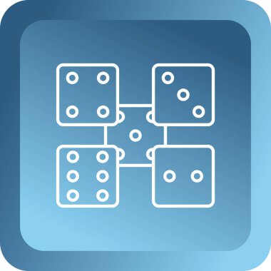 Modern b 'nin vektör illüstrasyonunda simge eksikliği oyunu