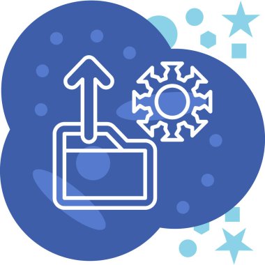 Bir dişlinin vektör illüstrasyonu