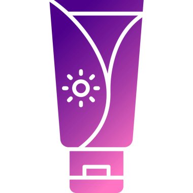 Güzellik salonu simgesinin vektör modern illüstrasyonu