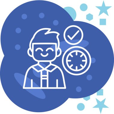 Avatar Adam simgesi - taslak biçimi