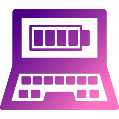 Batarya Glyph Gradient bilgisayarı. Web simgesi