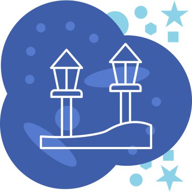 Lunapark simgesi taslak biçiminde