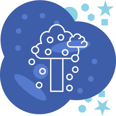 Bulut. Web simgesi basit tasarım