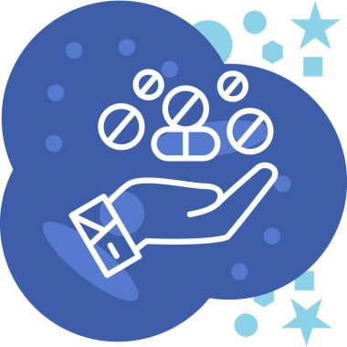 Bir sabun ve sıvının vektör çizimi