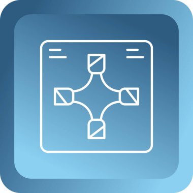 seo modern simgesinin vektör illüstrasyonu