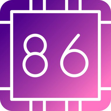 6 numaralı simge tasarımı