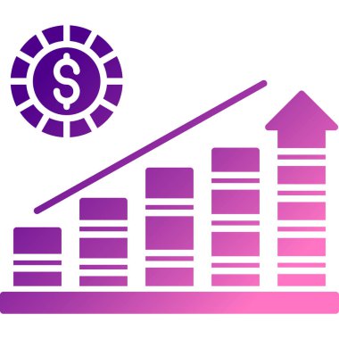 Dolar simgesi vektör illüstrasyonu