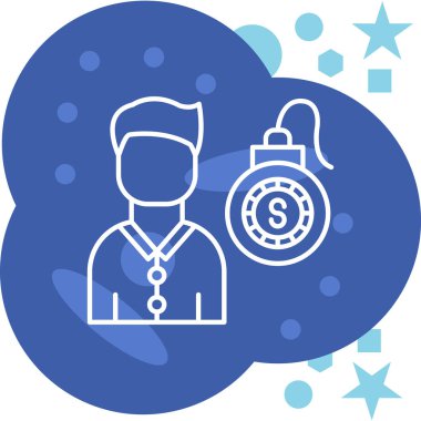 Seo simgesinin vektör illüstrasyonu