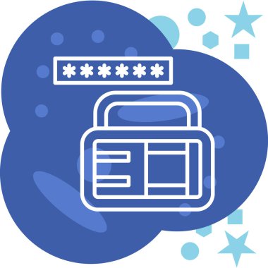 bulut parola simgesi dolu - ana hat biçimi