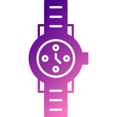 Saat simgesi, modern vektör illüstrasyon tasarımı