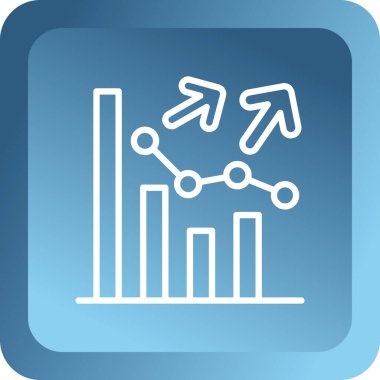 Çubuk Çizgi Çizgisi Düğmesi Vektörü