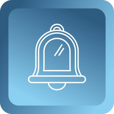 Çan simgesi, vektör çizimi