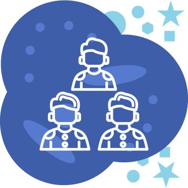 Doktor. Web simgesi basit illüstrasyon