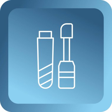 Beyaz arka planda izole edilmiş çizgi boyası ikonu. Renkli taslak konsepti. vektör.