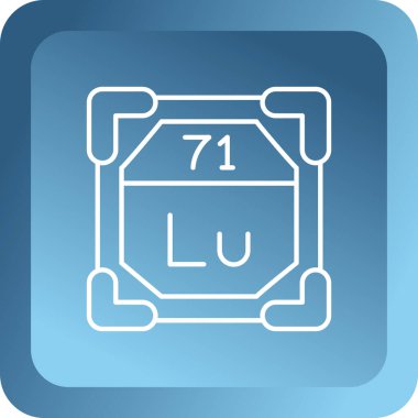 Rus rublesinin bir numarasına sahip mavi bir ikonun vektör çizimi