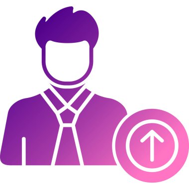 Papyonlu bir adamın vektör çizimi