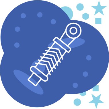 Sevimli bir oyuncağın simgesi, düz tasarım tarzı.