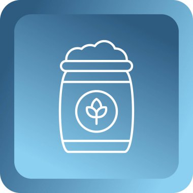 Yiyecek ve içecek ikonunun vektör illüstrasyonu