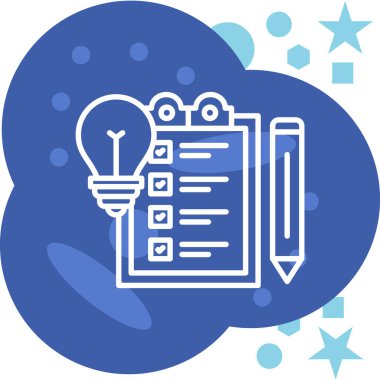 Modern bir simgenin vektör illüstrasyonu