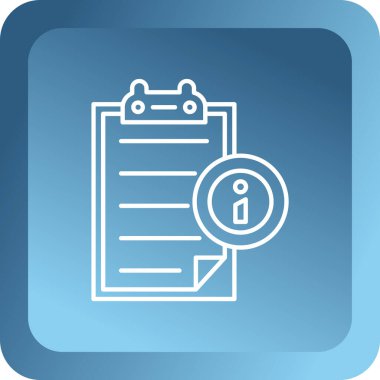 Vektör belgesi Simge illüstrasyonu