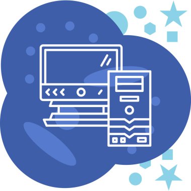 Web simgesi vektör illüstrasyonu