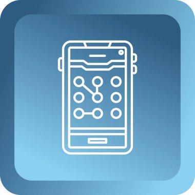 Vektör Mobil simge illüstrasyonu